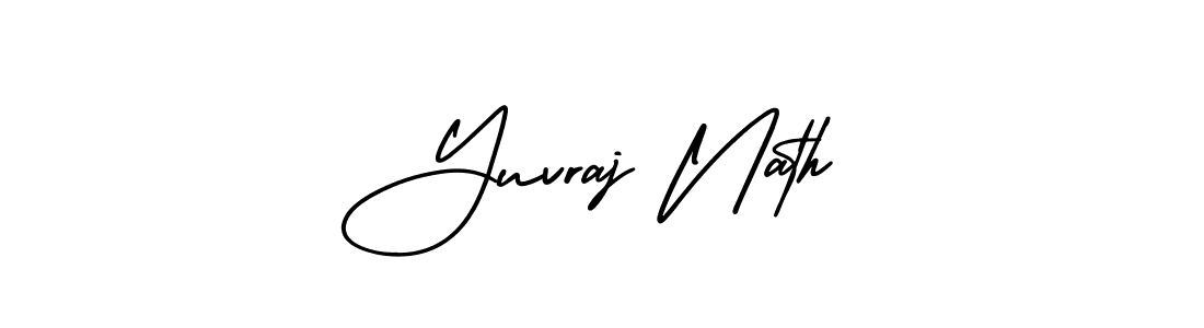 How to make Yuvraj Nath signature? AmerikaSignatureDemo-Regular is a professional autograph style. Create handwritten signature for Yuvraj Nath name. Yuvraj Nath signature style 3 images and pictures png