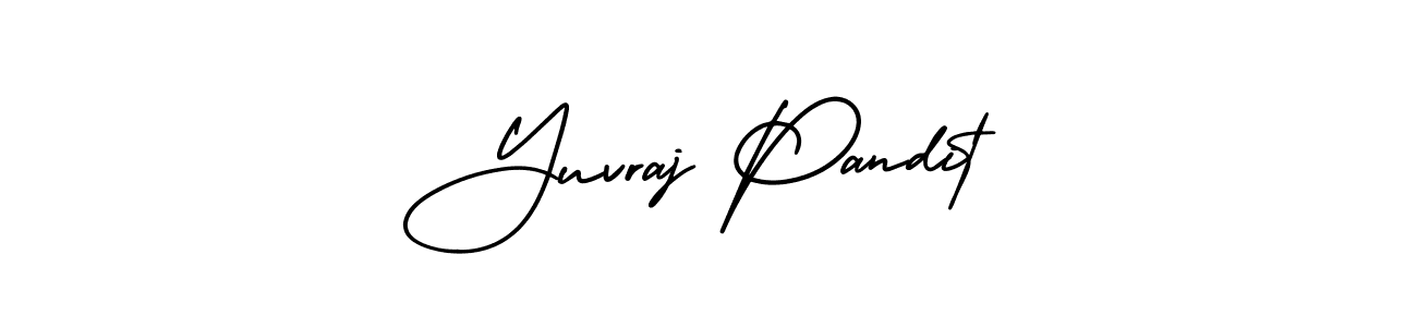 You can use this online signature creator to create a handwritten signature for the name Yuvraj Pandit. This is the best online autograph maker. Yuvraj Pandit signature style 3 images and pictures png