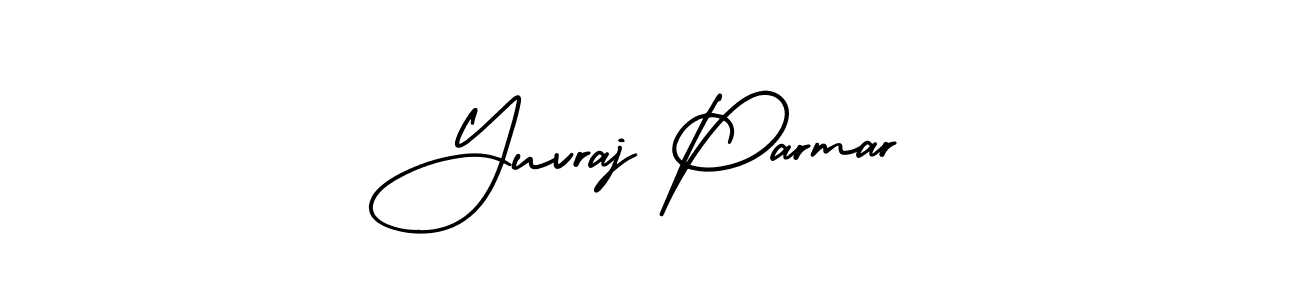 Use a signature maker to create a handwritten signature online. With this signature software, you can design (AmerikaSignatureDemo-Regular) your own signature for name Yuvraj Parmar. Yuvraj Parmar signature style 3 images and pictures png