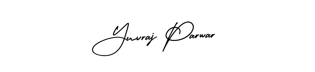 if you are searching for the best signature style for your name Yuvraj Parwar. so please give up your signature search. here we have designed multiple signature styles  using AmerikaSignatureDemo-Regular. Yuvraj Parwar signature style 3 images and pictures png