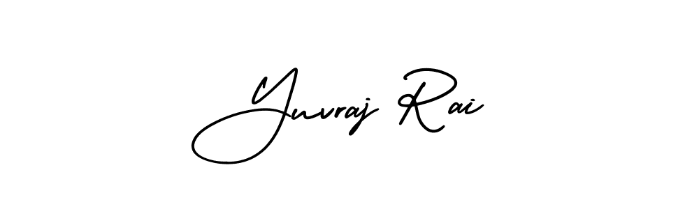 Design your own signature with our free online signature maker. With this signature software, you can create a handwritten (AmerikaSignatureDemo-Regular) signature for name Yuvraj Rai. Yuvraj Rai signature style 3 images and pictures png