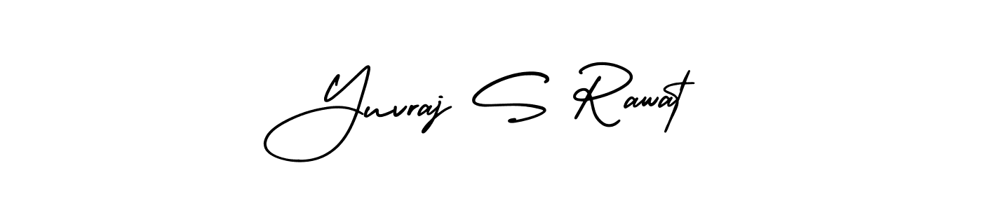 Create a beautiful signature design for name Yuvraj S Rawat. With this signature (AmerikaSignatureDemo-Regular) fonts, you can make a handwritten signature for free. Yuvraj S Rawat signature style 3 images and pictures png