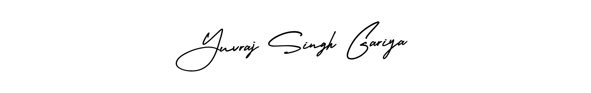 if you are searching for the best signature style for your name Yuvraj Singh Gariya. so please give up your signature search. here we have designed multiple signature styles  using AmerikaSignatureDemo-Regular. Yuvraj Singh Gariya signature style 3 images and pictures png