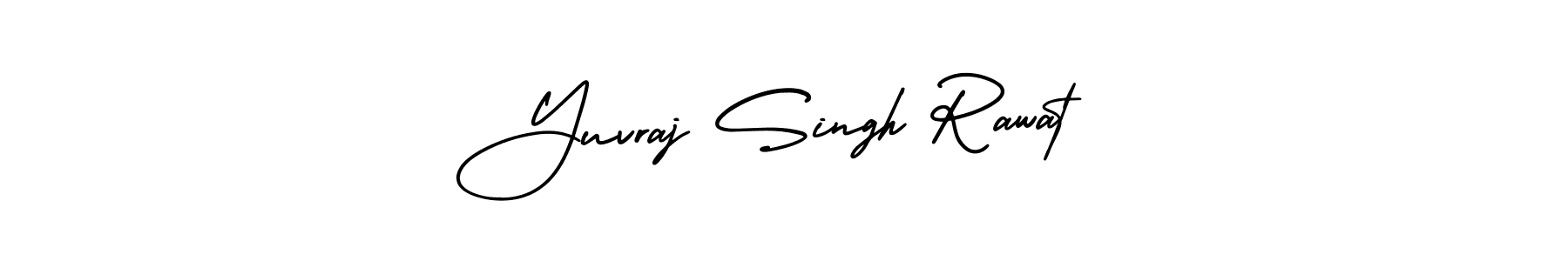 Create a beautiful signature design for name Yuvraj Singh Rawat. With this signature (AmerikaSignatureDemo-Regular) fonts, you can make a handwritten signature for free. Yuvraj Singh Rawat signature style 3 images and pictures png