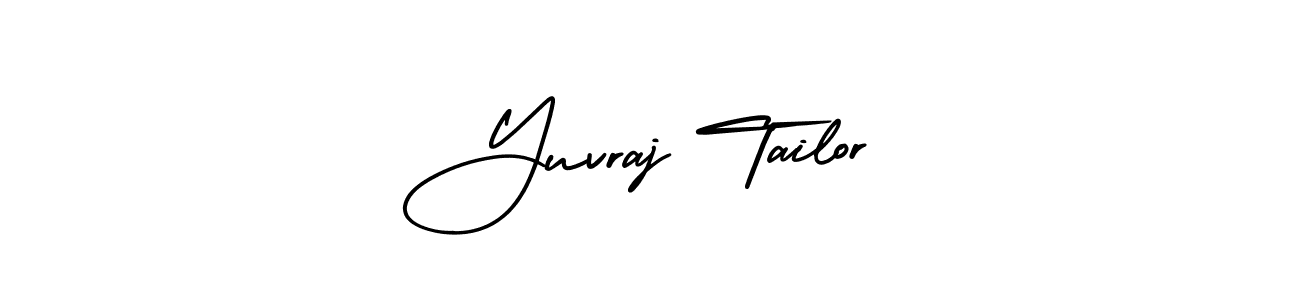 Similarly AmerikaSignatureDemo-Regular is the best handwritten signature design. Signature creator online .You can use it as an online autograph creator for name Yuvraj Tailor. Yuvraj Tailor signature style 3 images and pictures png