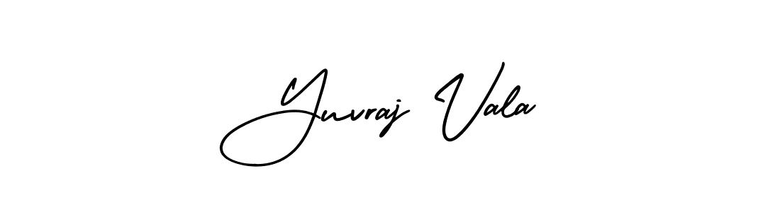 It looks lik you need a new signature style for name Yuvraj Vala. Design unique handwritten (AmerikaSignatureDemo-Regular) signature with our free signature maker in just a few clicks. Yuvraj Vala signature style 3 images and pictures png