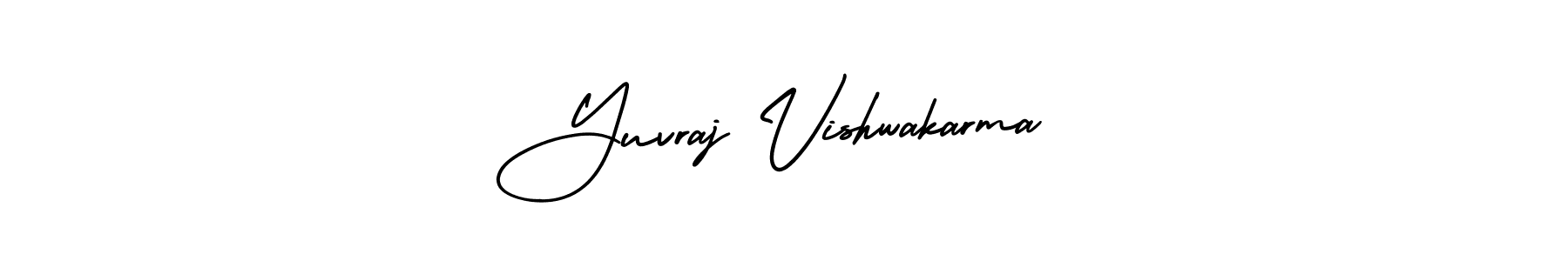 How to Draw Yuvraj Vishwakarma signature style? AmerikaSignatureDemo-Regular is a latest design signature styles for name Yuvraj Vishwakarma. Yuvraj Vishwakarma signature style 3 images and pictures png