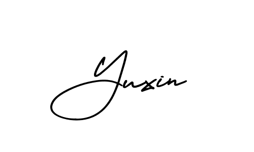 Also we have Yuxin name is the best signature style. Create professional handwritten signature collection using AmerikaSignatureDemo-Regular autograph style. Yuxin signature style 3 images and pictures png