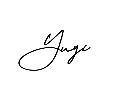 It looks lik you need a new signature style for name Yuyi. Design unique handwritten (AmerikaSignatureDemo-Regular) signature with our free signature maker in just a few clicks. Yuyi signature style 3 images and pictures png