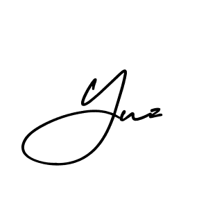 How to Draw Yuz signature style? AmerikaSignatureDemo-Regular is a latest design signature styles for name Yuz. Yuz signature style 3 images and pictures png