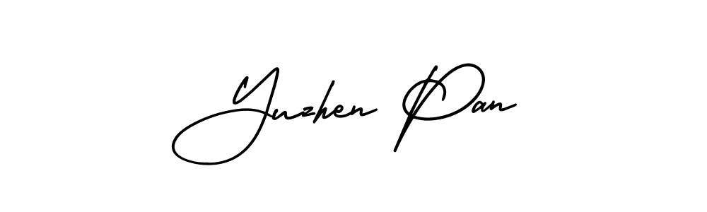 Make a beautiful signature design for name Yuzhen Pan. Use this online signature maker to create a handwritten signature for free. Yuzhen Pan signature style 3 images and pictures png