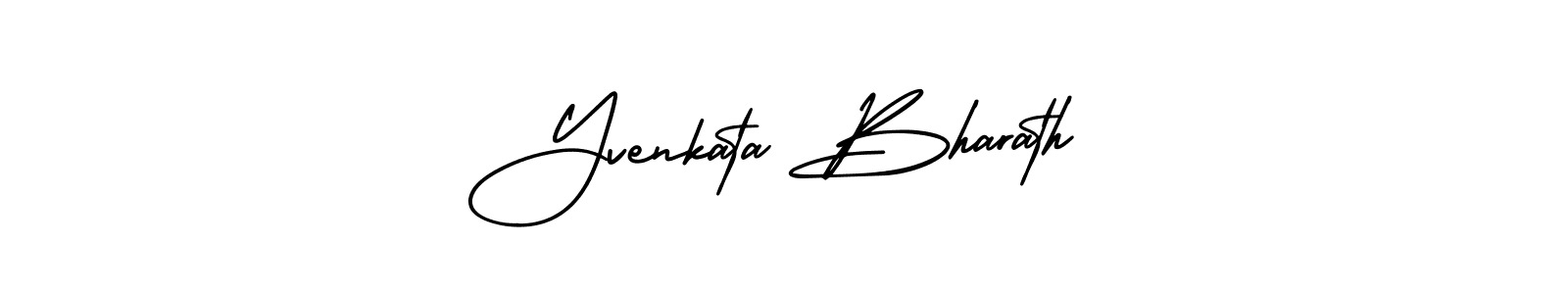 How to make Yvenkata Bharath signature? AmerikaSignatureDemo-Regular is a professional autograph style. Create handwritten signature for Yvenkata Bharath name. Yvenkata Bharath signature style 3 images and pictures png