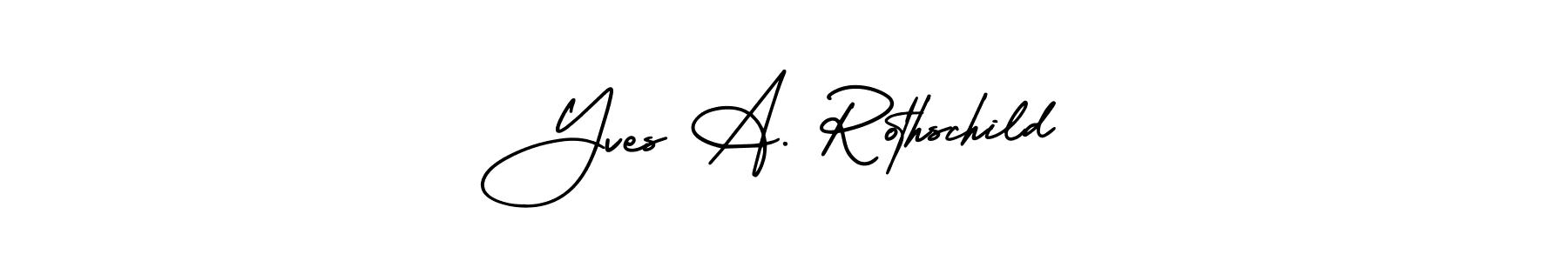 How to Draw Yves A. Rothschild signature style? AmerikaSignatureDemo-Regular is a latest design signature styles for name Yves A. Rothschild. Yves A. Rothschild signature style 3 images and pictures png