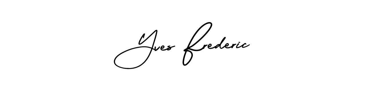 How to make Yves Frederic signature? AmerikaSignatureDemo-Regular is a professional autograph style. Create handwritten signature for Yves Frederic name. Yves Frederic signature style 3 images and pictures png