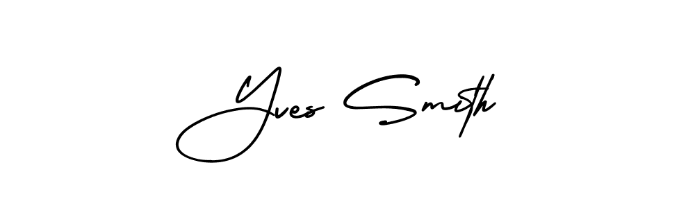 How to make Yves Smith signature? AmerikaSignatureDemo-Regular is a professional autograph style. Create handwritten signature for Yves Smith name. Yves Smith signature style 3 images and pictures png