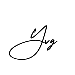 Also You can easily find your signature by using the search form. We will create Yvg name handwritten signature images for you free of cost using AmerikaSignatureDemo-Regular sign style. Yvg signature style 3 images and pictures png