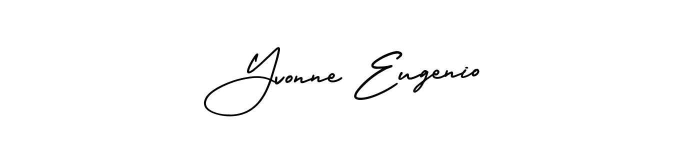 Also we have Yvonne Eugenio name is the best signature style. Create professional handwritten signature collection using AmerikaSignatureDemo-Regular autograph style. Yvonne Eugenio signature style 3 images and pictures png