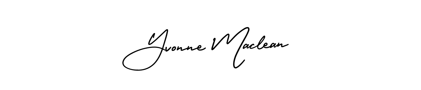 Also You can easily find your signature by using the search form. We will create Yvonne Maclean name handwritten signature images for you free of cost using AmerikaSignatureDemo-Regular sign style. Yvonne Maclean signature style 3 images and pictures png