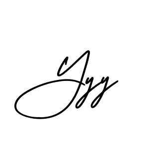 How to make Yyy signature? AmerikaSignatureDemo-Regular is a professional autograph style. Create handwritten signature for Yyy name. Yyy signature style 3 images and pictures png