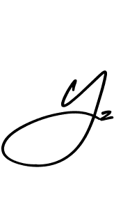 Make a beautiful signature design for name Yz. Use this online signature maker to create a handwritten signature for free. Yz signature style 3 images and pictures png