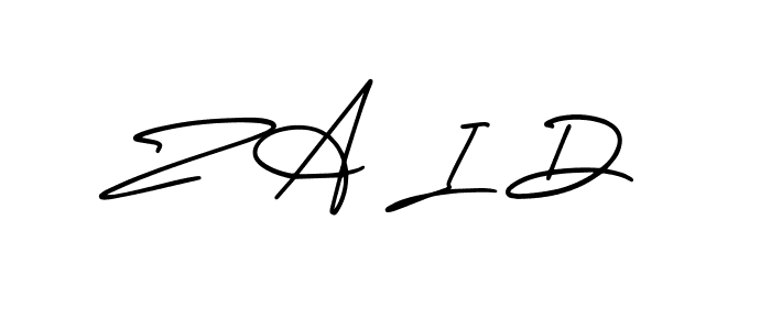 Check out images of Autograph of Z A I D name. Actor Z A I D Signature Style. AmerikaSignatureDemo-Regular is a professional sign style online. Z A I D signature style 3 images and pictures png