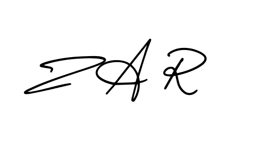 How to Draw Z A R signature style? AmerikaSignatureDemo-Regular is a latest design signature styles for name Z A R. Z A R signature style 3 images and pictures png