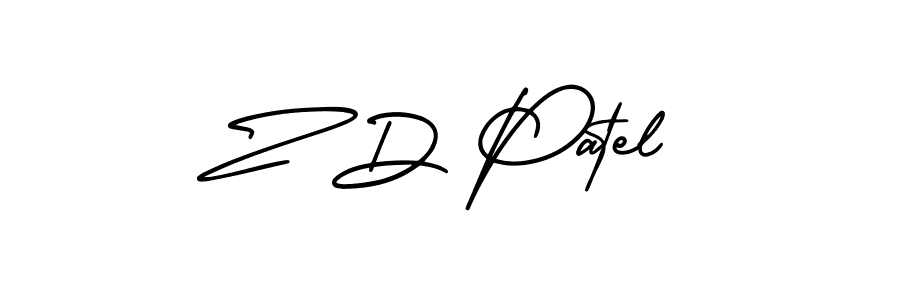 Check out images of Autograph of Z D Patel name. Actor Z D Patel Signature Style. AmerikaSignatureDemo-Regular is a professional sign style online. Z D Patel signature style 3 images and pictures png