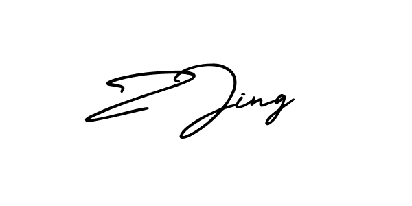 Once you've used our free online signature maker to create your best signature AmerikaSignatureDemo-Regular style, it's time to enjoy all of the benefits that Z Jing name signing documents. Z Jing signature style 3 images and pictures png