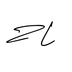 How to make Z L signature? AmerikaSignatureDemo-Regular is a professional autograph style. Create handwritten signature for Z L name. Z L signature style 3 images and pictures png