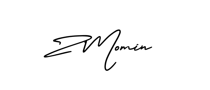 Make a beautiful signature design for name Z Momin. Use this online signature maker to create a handwritten signature for free. Z Momin signature style 3 images and pictures png