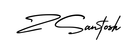 AmerikaSignatureDemo-Regular is a professional signature style that is perfect for those who want to add a touch of class to their signature. Get Z Santosh name fancy signature for free. Z Santosh signature style 3 images and pictures png