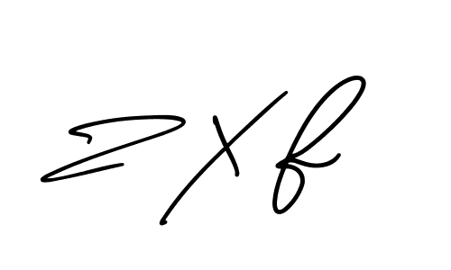 Make a beautiful signature design for name Z X F. With this signature (AmerikaSignatureDemo-Regular) style, you can create a handwritten signature for free. Z X F signature style 3 images and pictures png