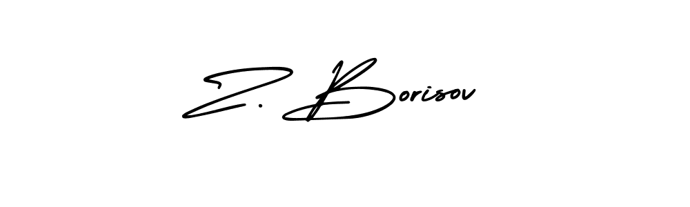 Also You can easily find your signature by using the search form. We will create Z. Borisov name handwritten signature images for you free of cost using AmerikaSignatureDemo-Regular sign style. Z. Borisov signature style 3 images and pictures png