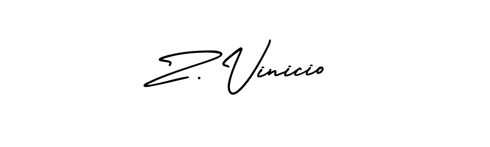 Best and Professional Signature Style for Z. Vinicio. AmerikaSignatureDemo-Regular Best Signature Style Collection. Z. Vinicio signature style 3 images and pictures png