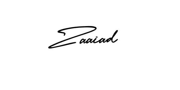 Create a beautiful signature design for name Zaaiad. With this signature (AmerikaSignatureDemo-Regular) fonts, you can make a handwritten signature for free. Zaaiad signature style 3 images and pictures png