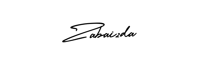 The best way (AmerikaSignatureDemo-Regular) to make a short signature is to pick only two or three words in your name. The name Zabai2da include a total of six letters. For converting this name. Zabai2da signature style 3 images and pictures png