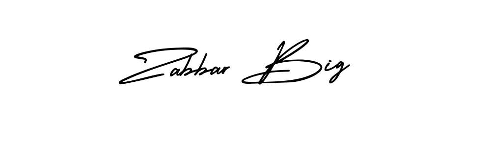 if you are searching for the best signature style for your name Zabbar Big. so please give up your signature search. here we have designed multiple signature styles  using AmerikaSignatureDemo-Regular. Zabbar Big signature style 3 images and pictures png