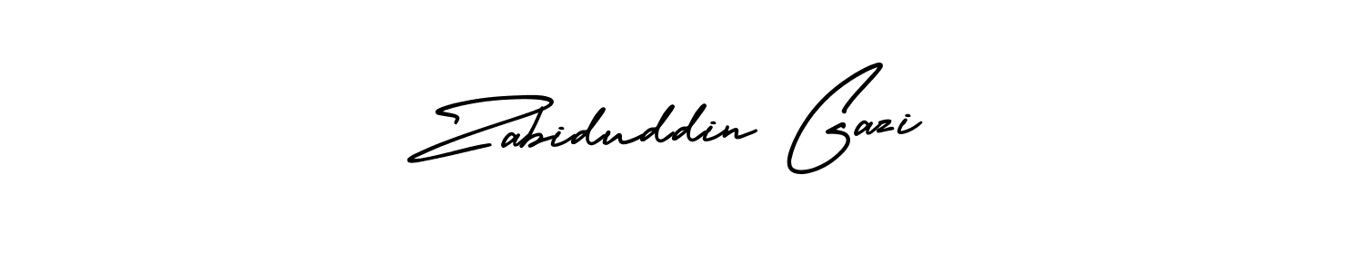 AmerikaSignatureDemo-Regular is a professional signature style that is perfect for those who want to add a touch of class to their signature. It is also a great choice for those who want to make their signature more unique. Get Zabiduddin Gazi name to fancy signature for free. Zabiduddin Gazi signature style 3 images and pictures png