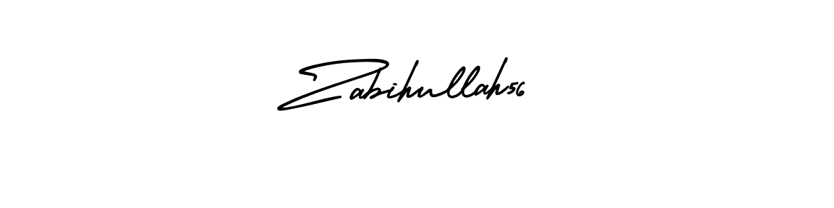 Make a beautiful signature design for name Zabihullah56. Use this online signature maker to create a handwritten signature for free. Zabihullah56 signature style 3 images and pictures png