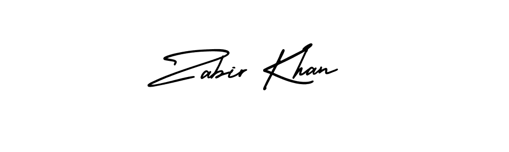 It looks lik you need a new signature style for name Zabir Khan. Design unique handwritten (AmerikaSignatureDemo-Regular) signature with our free signature maker in just a few clicks. Zabir Khan signature style 3 images and pictures png