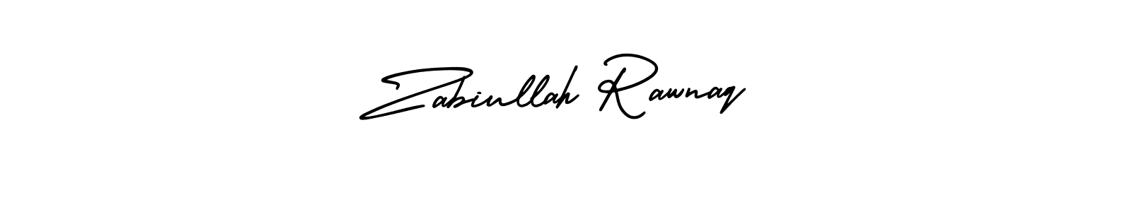 Also You can easily find your signature by using the search form. We will create Zabiullah Rawnaq name handwritten signature images for you free of cost using AmerikaSignatureDemo-Regular sign style. Zabiullah Rawnaq signature style 3 images and pictures png