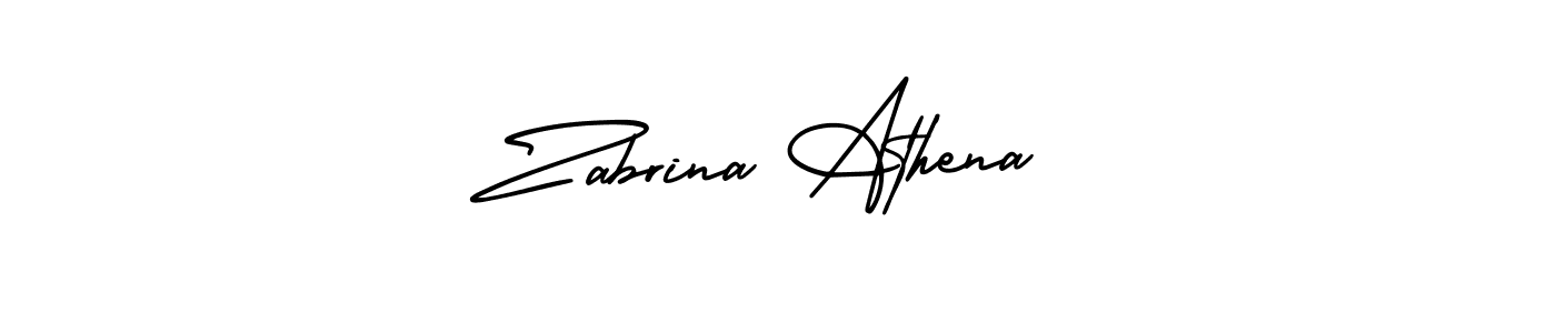 if you are searching for the best signature style for your name Zabrina Athena. so please give up your signature search. here we have designed multiple signature styles  using AmerikaSignatureDemo-Regular. Zabrina Athena signature style 3 images and pictures png