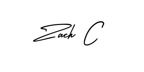 Also we have Zach C name is the best signature style. Create professional handwritten signature collection using AmerikaSignatureDemo-Regular autograph style. Zach C signature style 3 images and pictures png