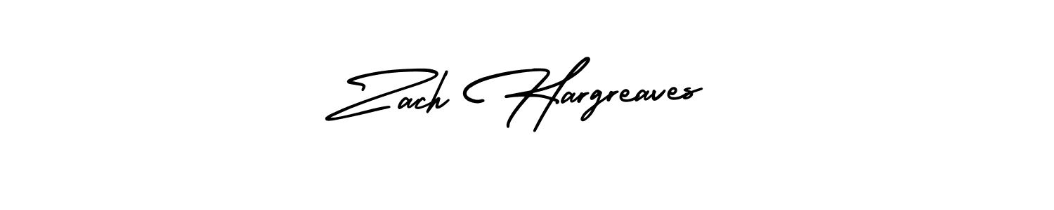 Design your own signature with our free online signature maker. With this signature software, you can create a handwritten (AmerikaSignatureDemo-Regular) signature for name Zach Hargreaves. Zach Hargreaves signature style 3 images and pictures png