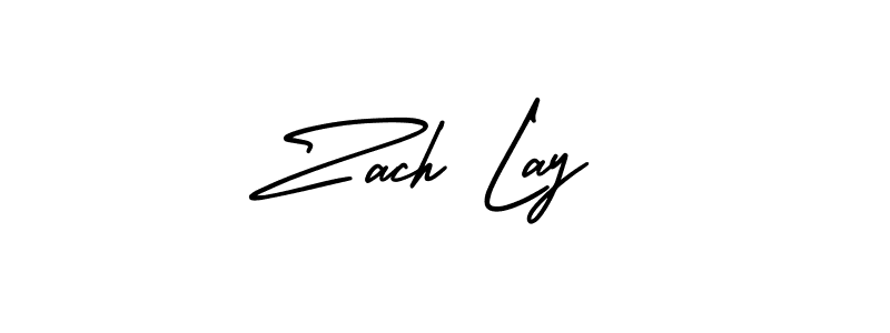 How to make Zach Lay signature? AmerikaSignatureDemo-Regular is a professional autograph style. Create handwritten signature for Zach Lay name. Zach Lay signature style 3 images and pictures png