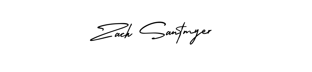 Also we have Zach Santmyer name is the best signature style. Create professional handwritten signature collection using AmerikaSignatureDemo-Regular autograph style. Zach Santmyer signature style 3 images and pictures png