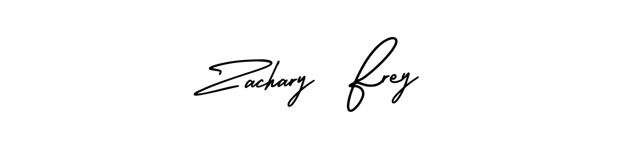 How to make Zachary  Frey signature? AmerikaSignatureDemo-Regular is a professional autograph style. Create handwritten signature for Zachary  Frey name. Zachary  Frey signature style 3 images and pictures png