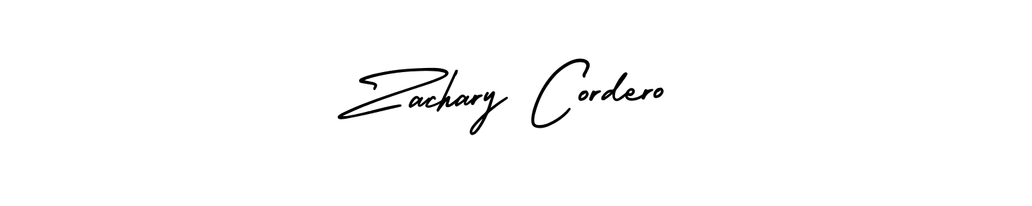 Make a short Zachary Cordero signature style. Manage your documents anywhere anytime using AmerikaSignatureDemo-Regular. Create and add eSignatures, submit forms, share and send files easily. Zachary Cordero signature style 3 images and pictures png