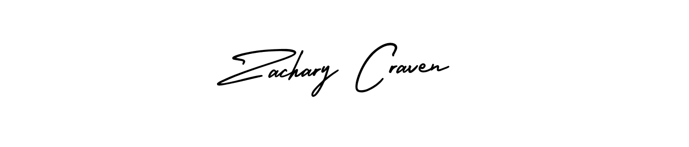 Make a beautiful signature design for name Zachary Craven. Use this online signature maker to create a handwritten signature for free. Zachary Craven signature style 3 images and pictures png