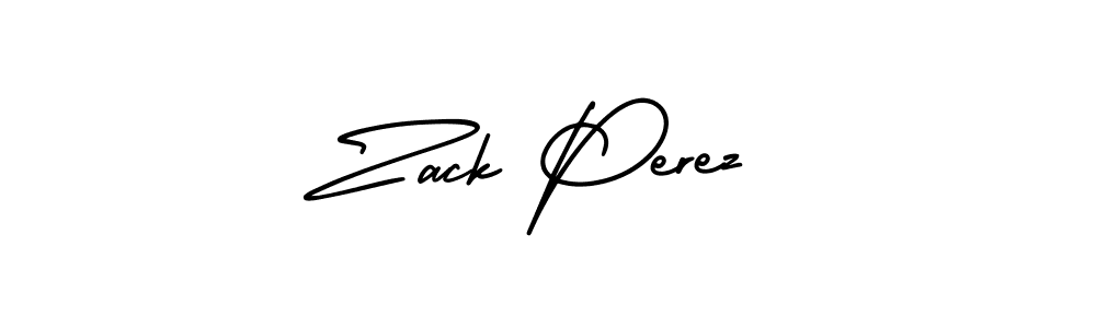 Design your own signature with our free online signature maker. With this signature software, you can create a handwritten (AmerikaSignatureDemo-Regular) signature for name Zack Perez. Zack Perez signature style 3 images and pictures png